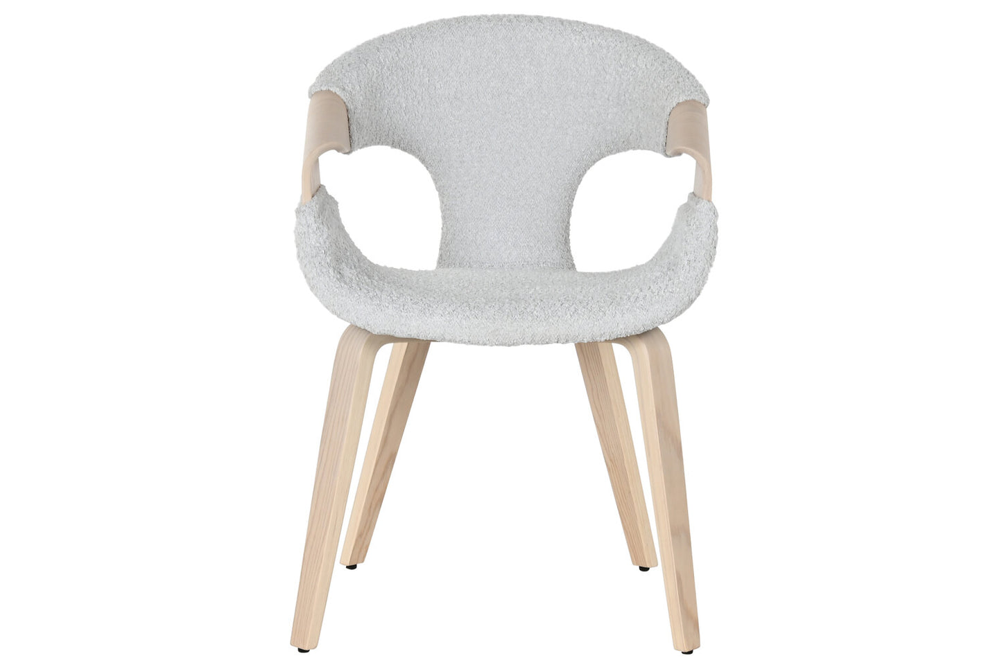 SILLA MADERA POLIESTER 52:5X67:5X82 GRIS