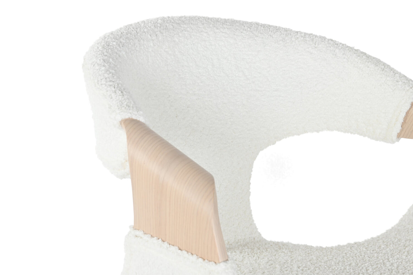 TABURETE MADERA POLIESTER 55:5X52:5X92:5 BLANCO