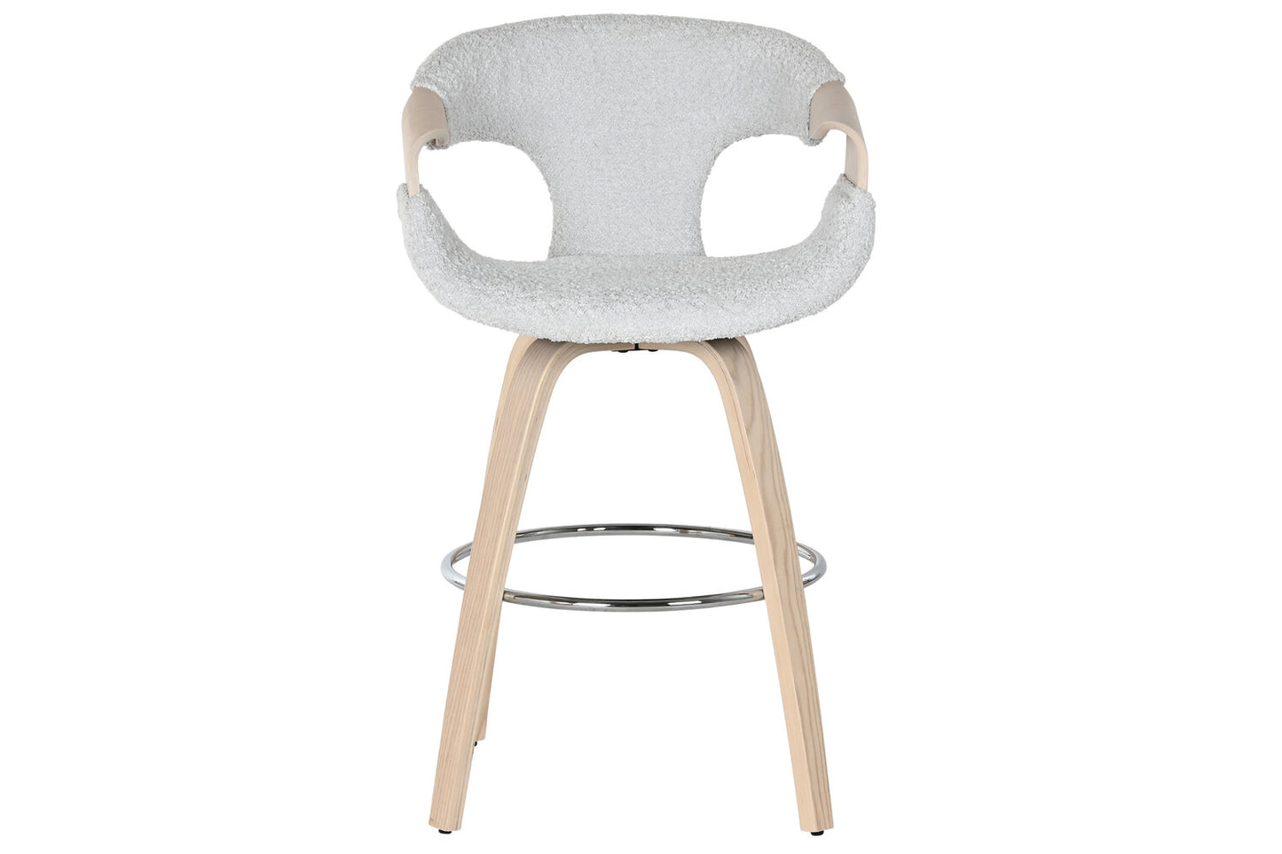 TABURETE MADERA POLIESTER 55:5X52:5X92:5 GRIS