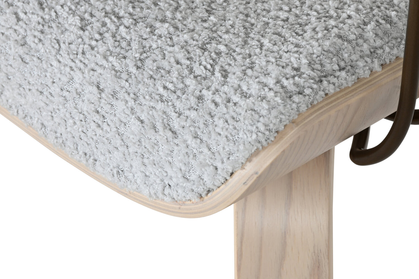 SILLA MADERA POLIESTER 53X55X76:5 GRIS