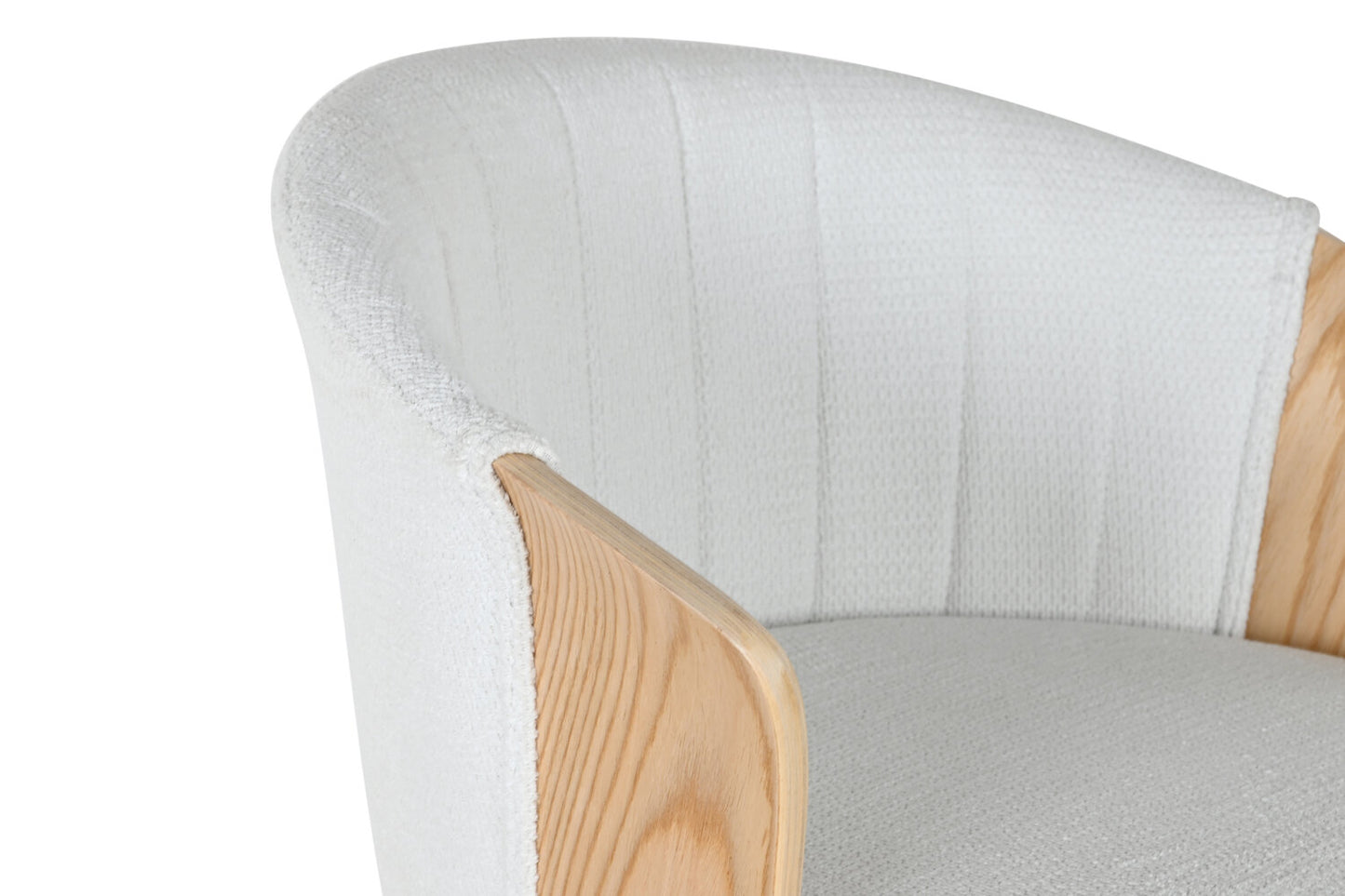 TABURETE MADERA POLIESTER 53:5X50:5X88 BLANCO