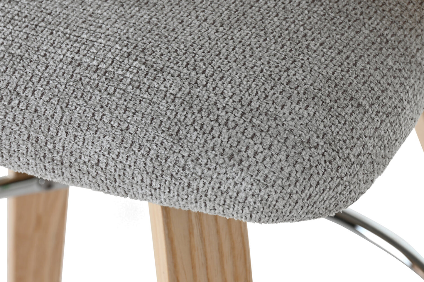 TABURETE MADERA POLIESTER 58X56X95 GRIS