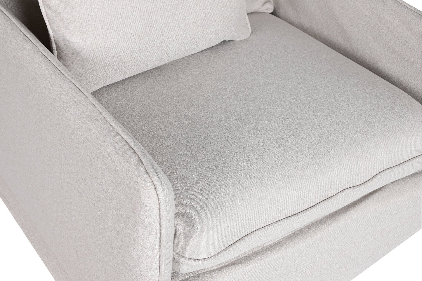 SILLON POLIESTER 85X85X74 DESENFUNDABLE BEIGE