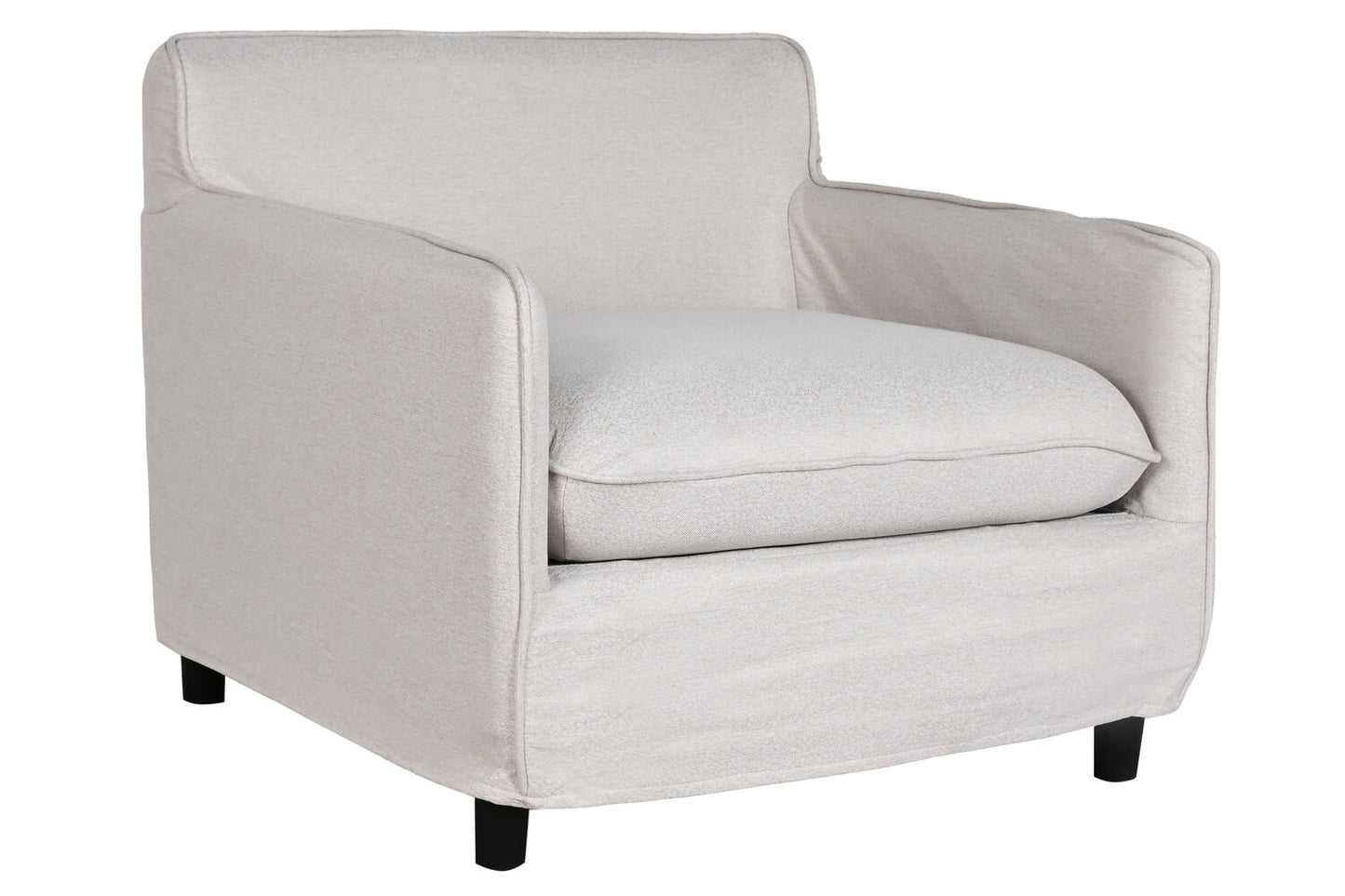 SILLON POLIESTER 85X85X74 DESENFUNDABLE BEIGE
