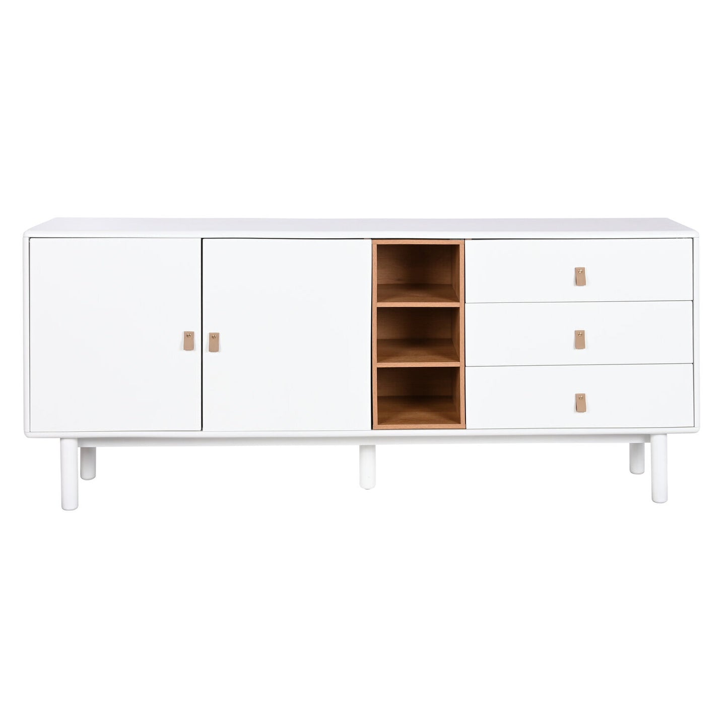 BUFFET MADERA DM PU 180X40X75 BLANCO