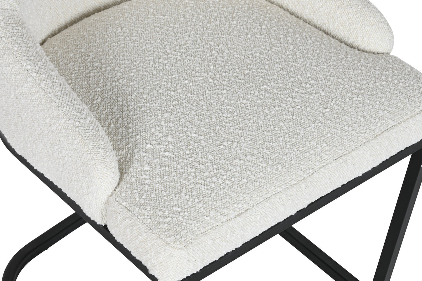 SILLA METAL POLIESTER 54X61X82:5 BLANCO