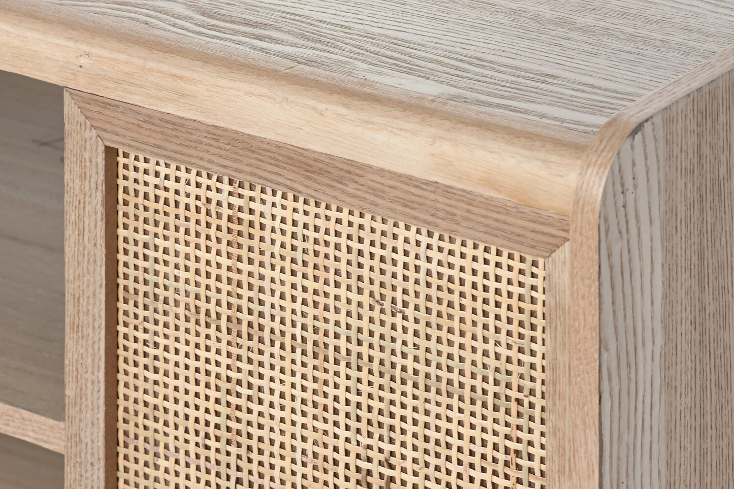 MUEBLE TV PAULOWNIA RATAN 120X35X54 NATURAL