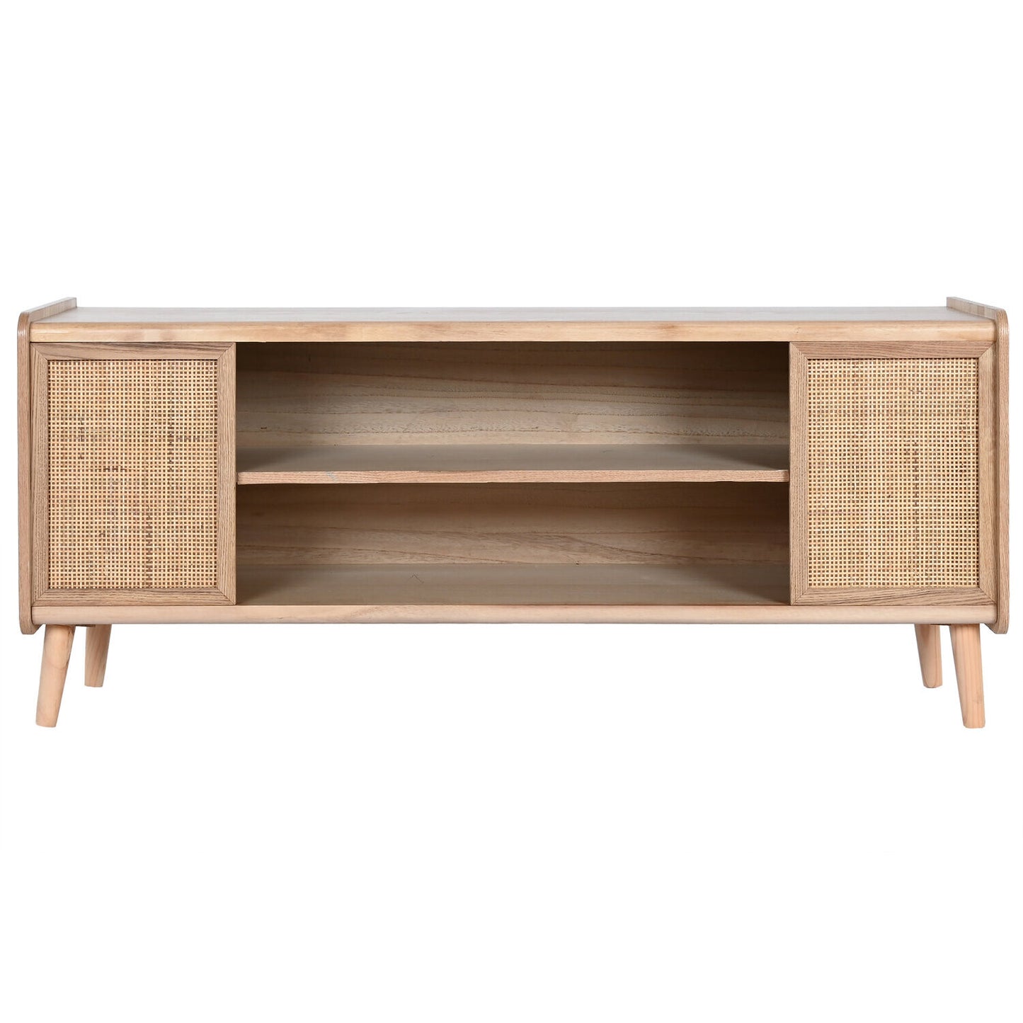 MUEBLE TV PAULOWNIA RATAN 120X35X54 NATURAL