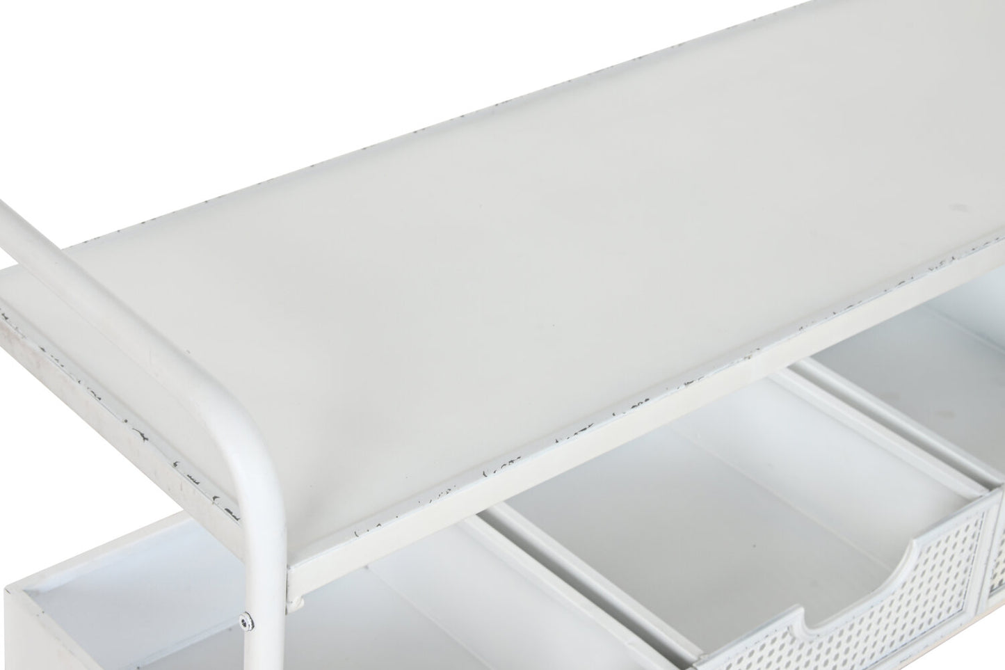 RECIBIDOR METAL 110X36X186 BLANCO