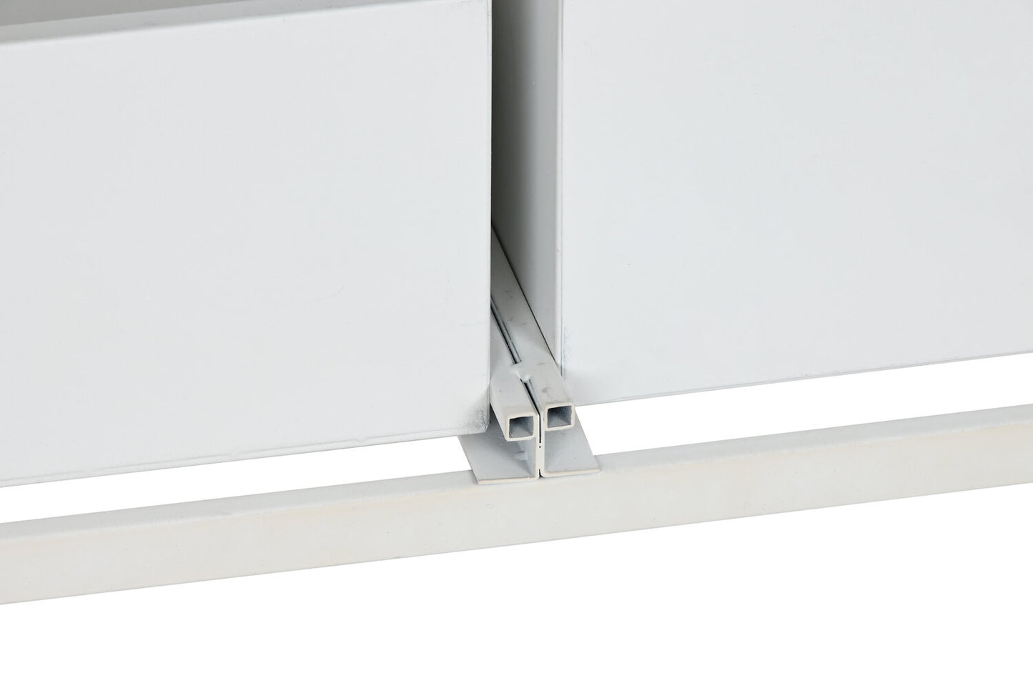 RECIBIDOR METAL 110X36X186 BLANCO