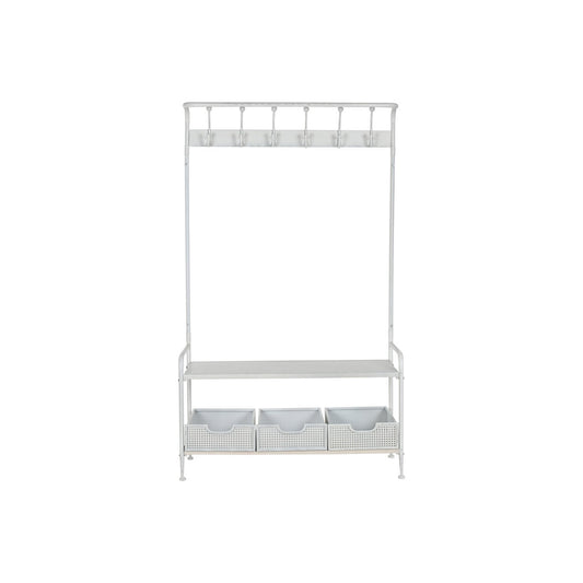 RECIBIDOR METAL 110X36X186 BLANCO