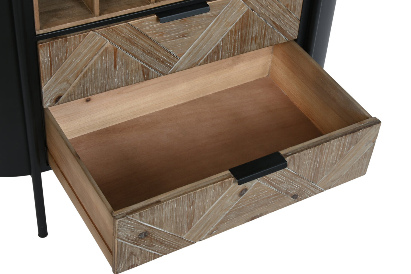 BOTELLERO ABETO METAL 90X36X150 NEGRO