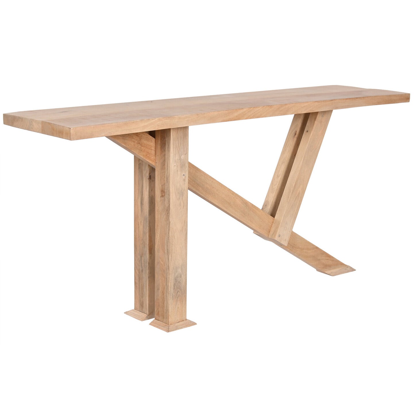 CONSOLA MANGO 175X40X81 NATURAL