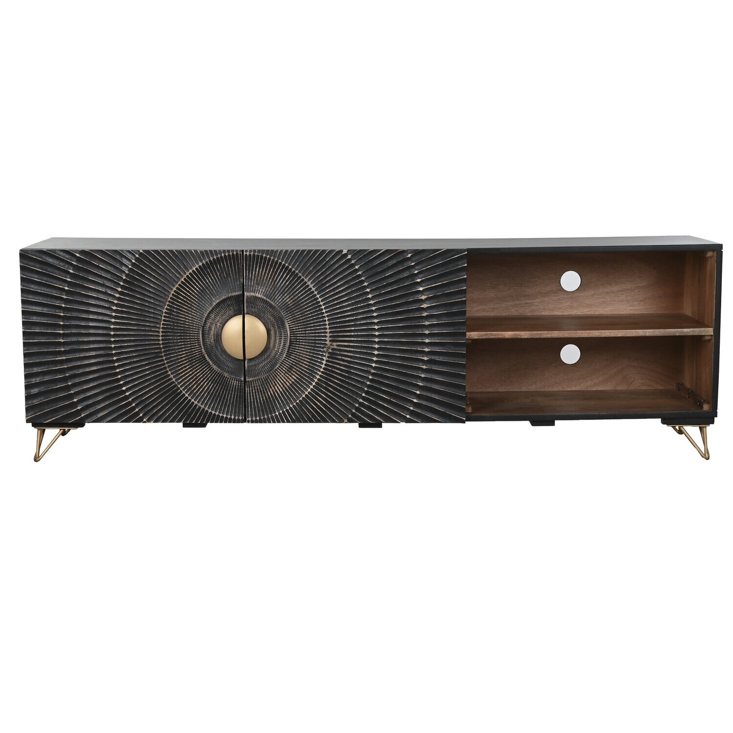 MUEBLE TV MANGO METAL 160X40X50 32:50 MANDALA