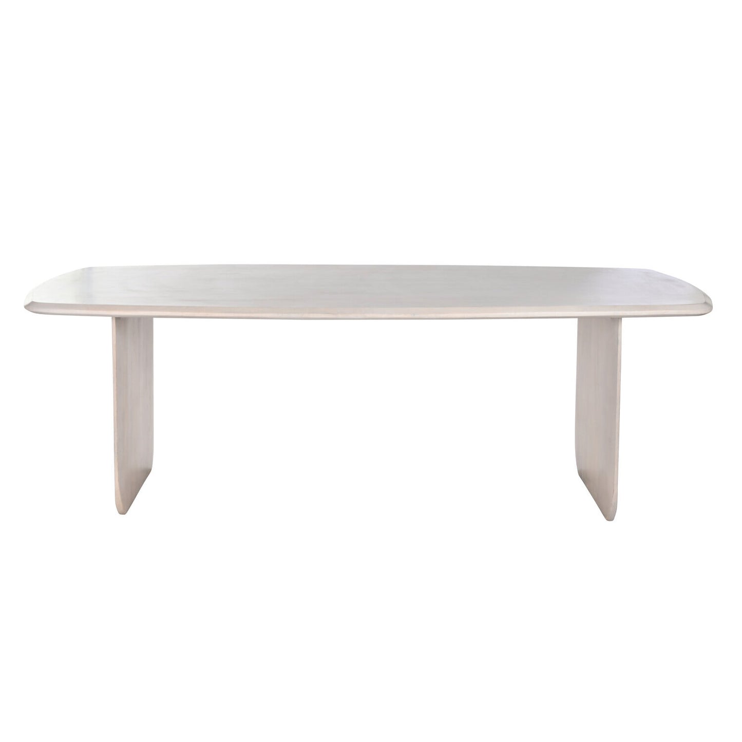 MESA COMEDOR MANGO 218X100X76 BLANCO