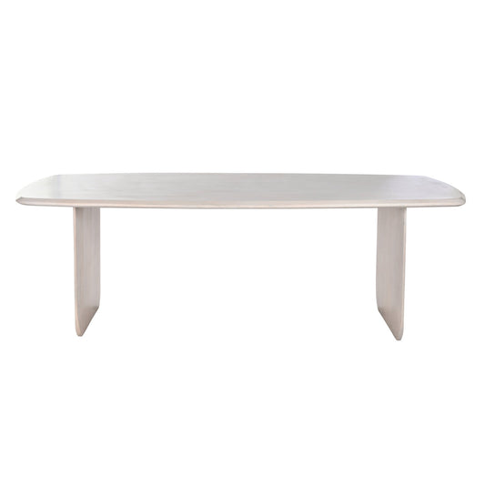 MESA COMEDOR MANGO 218X100X76 BLANCO