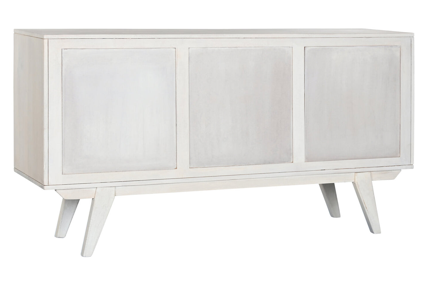 BUFFET MANGO RATAN 155X40X80 BLANCO ROTO