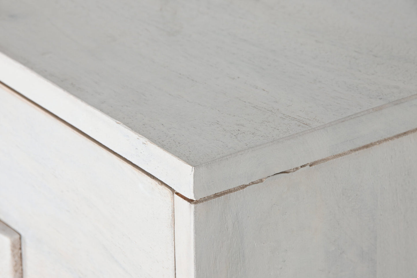 BUFFET MANGO RATAN 155X40X80 BLANCO ROTO