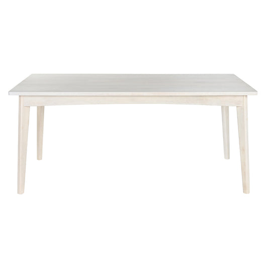 MESA COMEDOR MANGO 173X90X75 BLANCO ROTO