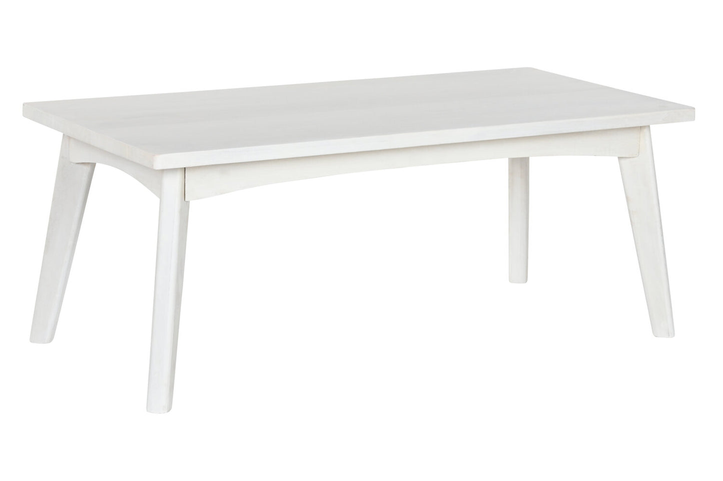 MESA CENTRO MANGO 115X55X45 BLANCO ROTO