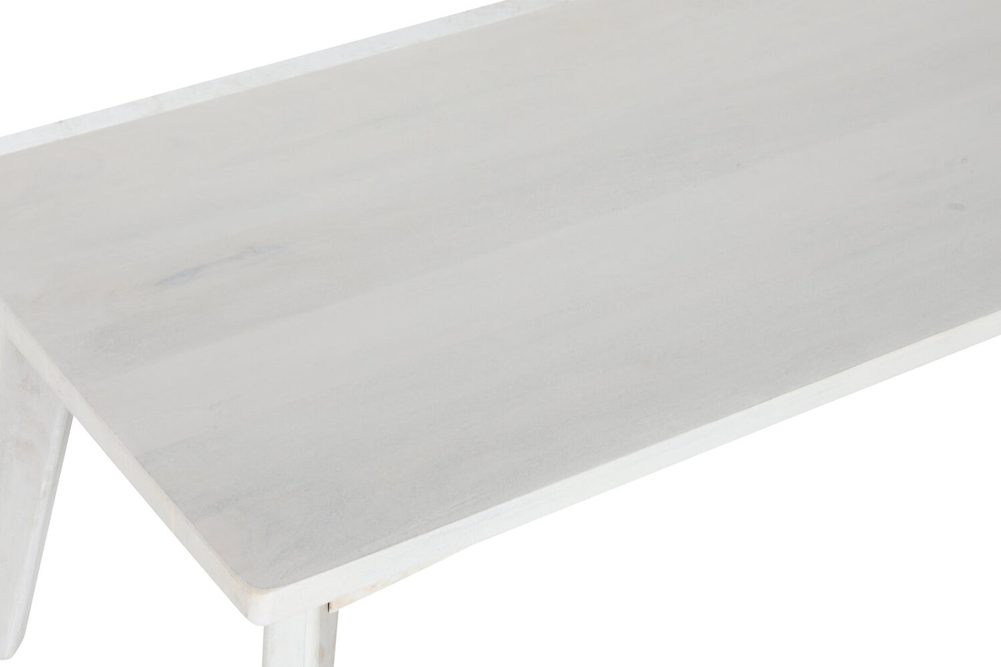 MESA CENTRO MANGO 115X55X45 BLANCO ROTO