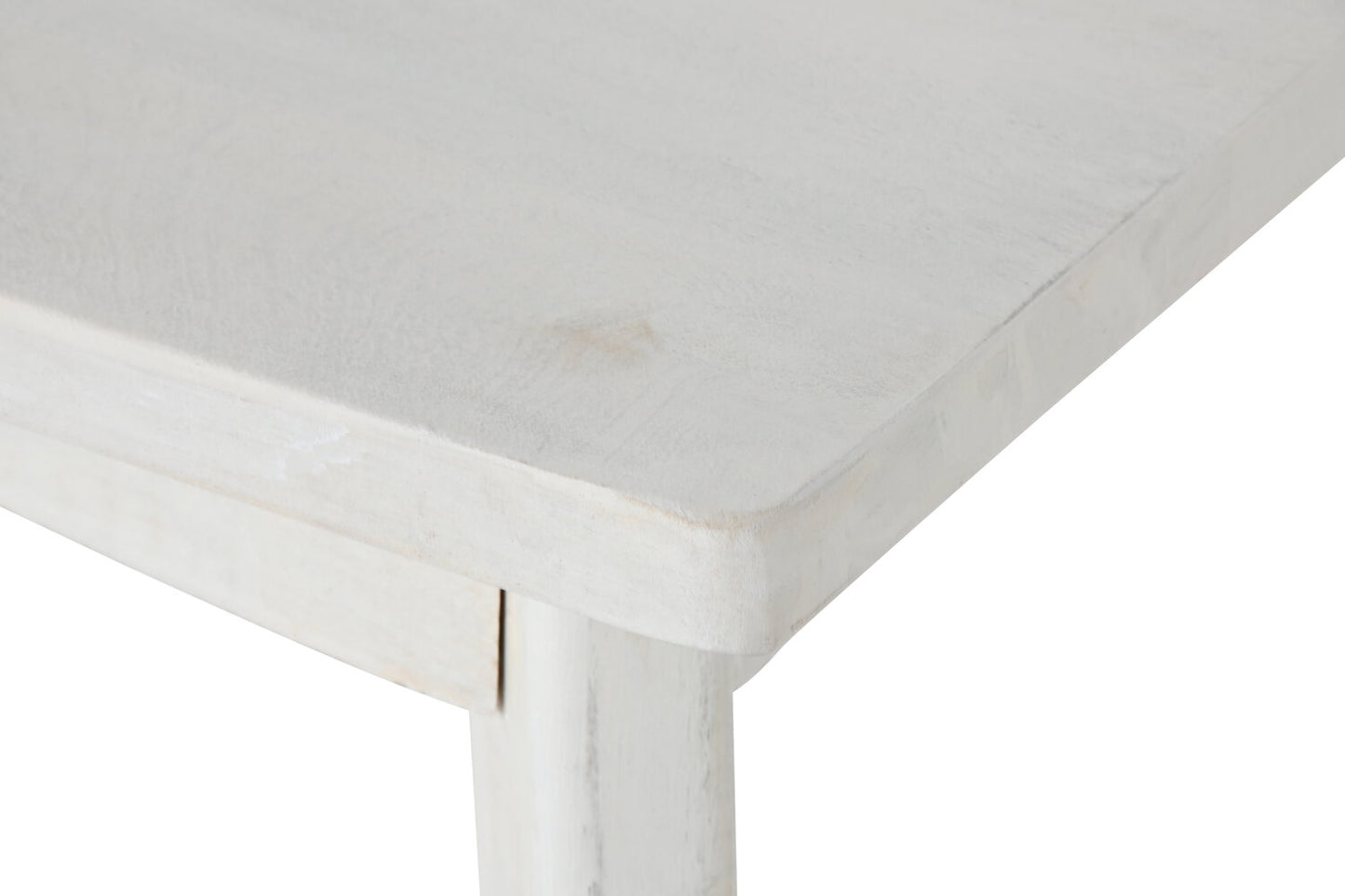 MESA CENTRO MANGO 115X55X45 BLANCO ROTO