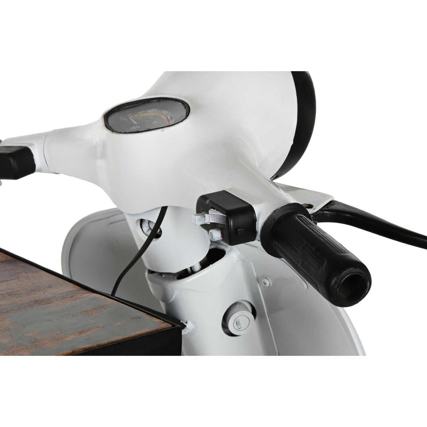 MUEBLE BAR METAL MADERA 240X72X110 SCOOTER BLANCO