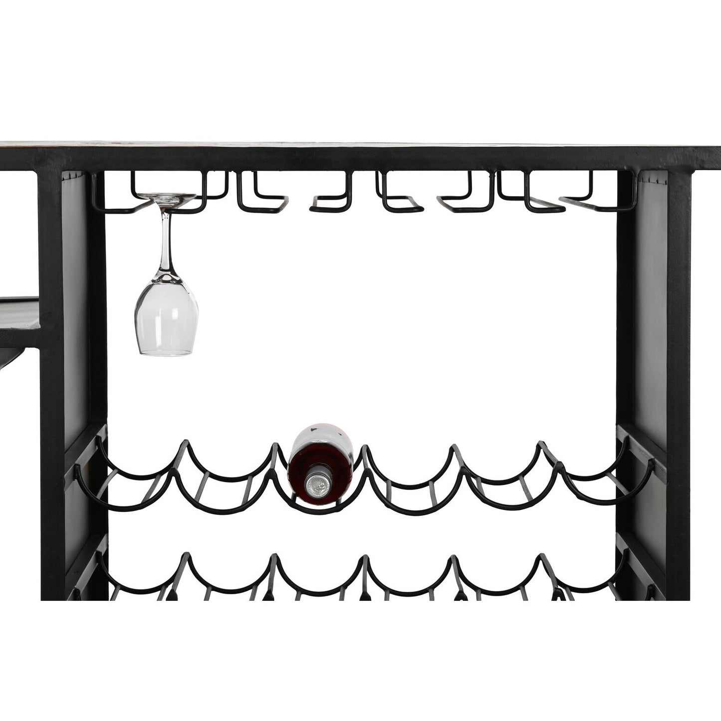 MUEBLE BAR METAL MADERA 240X72X110 SCOOTER BLANCO