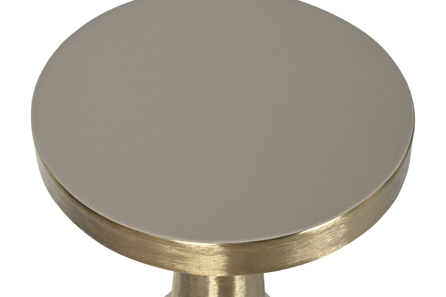 MESITA AUXILIAR METAL 40:5X40:5X65 CREMA