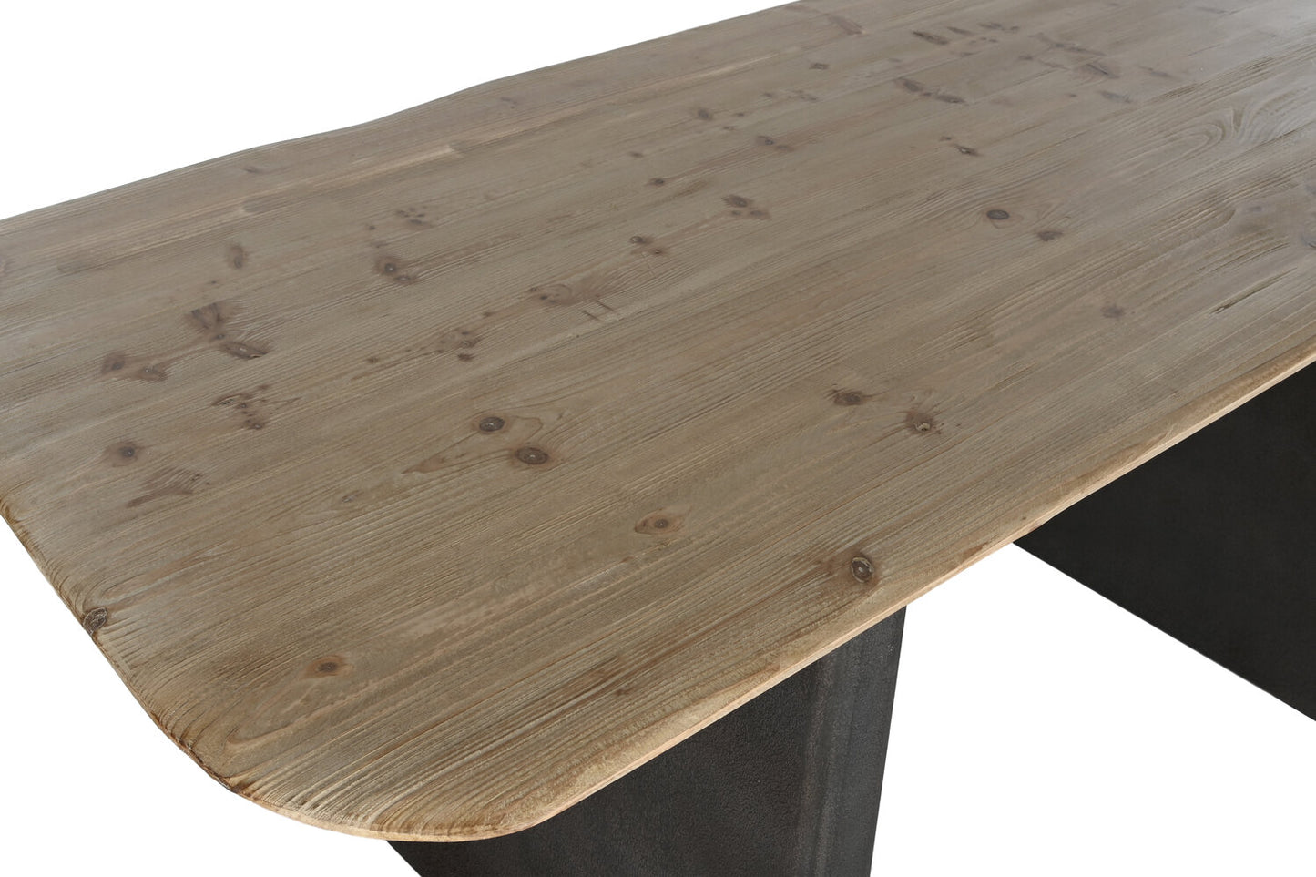 MESA COMEDOR ABETO 200X90X75 47:00 MARRON OSCURO