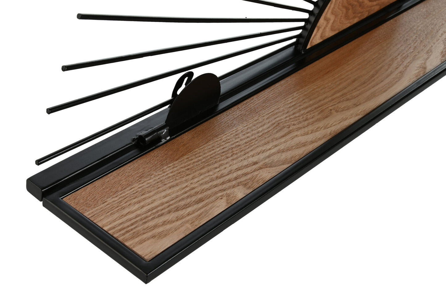 ESTANTERIA PARED METAL MDF 58X10:5X28 NEGRO