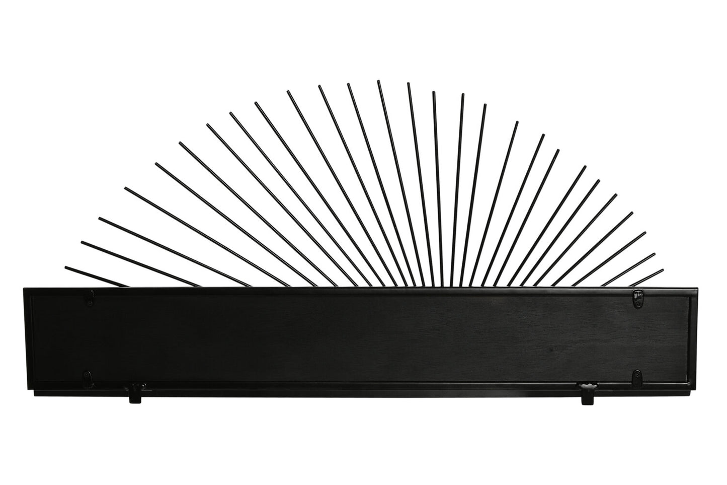 ESTANTERIA PARED METAL MDF 58X10:5X28 NEGRO