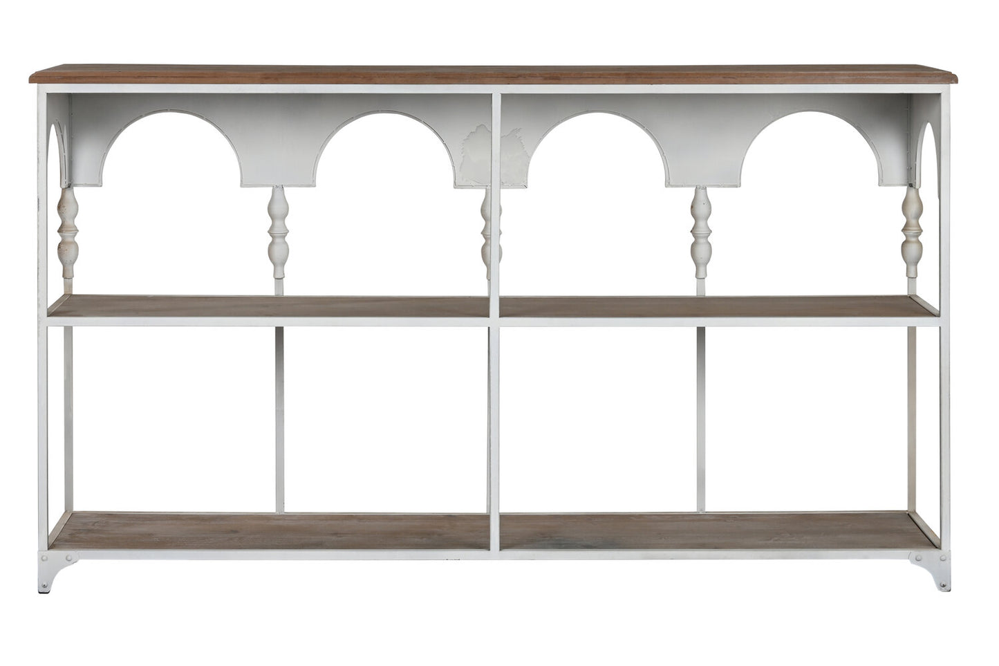 ESTANTERIA METAL 159X36:5X91 21:00 ENVEJECIDO