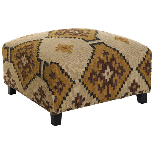 REPOSAPIES LANA ALGODON 80X80X44 KILIM