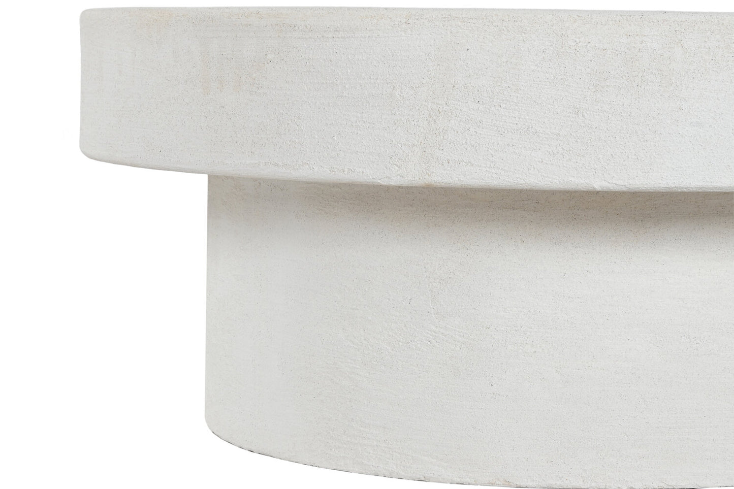 MESA CENTRO MDF 80:5X80:5X36 13:80 RUGOSO BLANCO