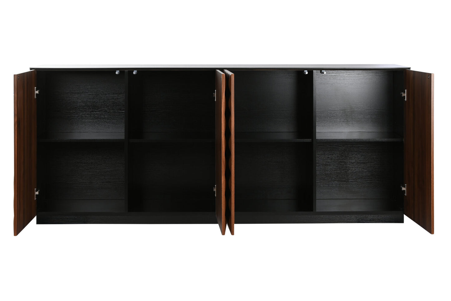 BUFFET MDF 188:4X42:1X80:6 76:20 ROMBOS MARRON