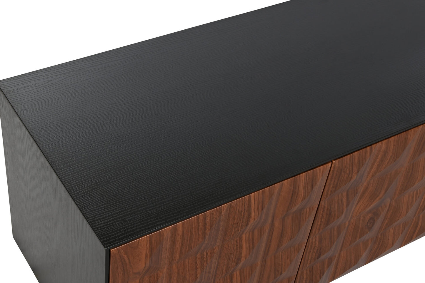 MUEBLE TV MDF 161:2X40X45:5 41:90 ROMBOS NEGRO