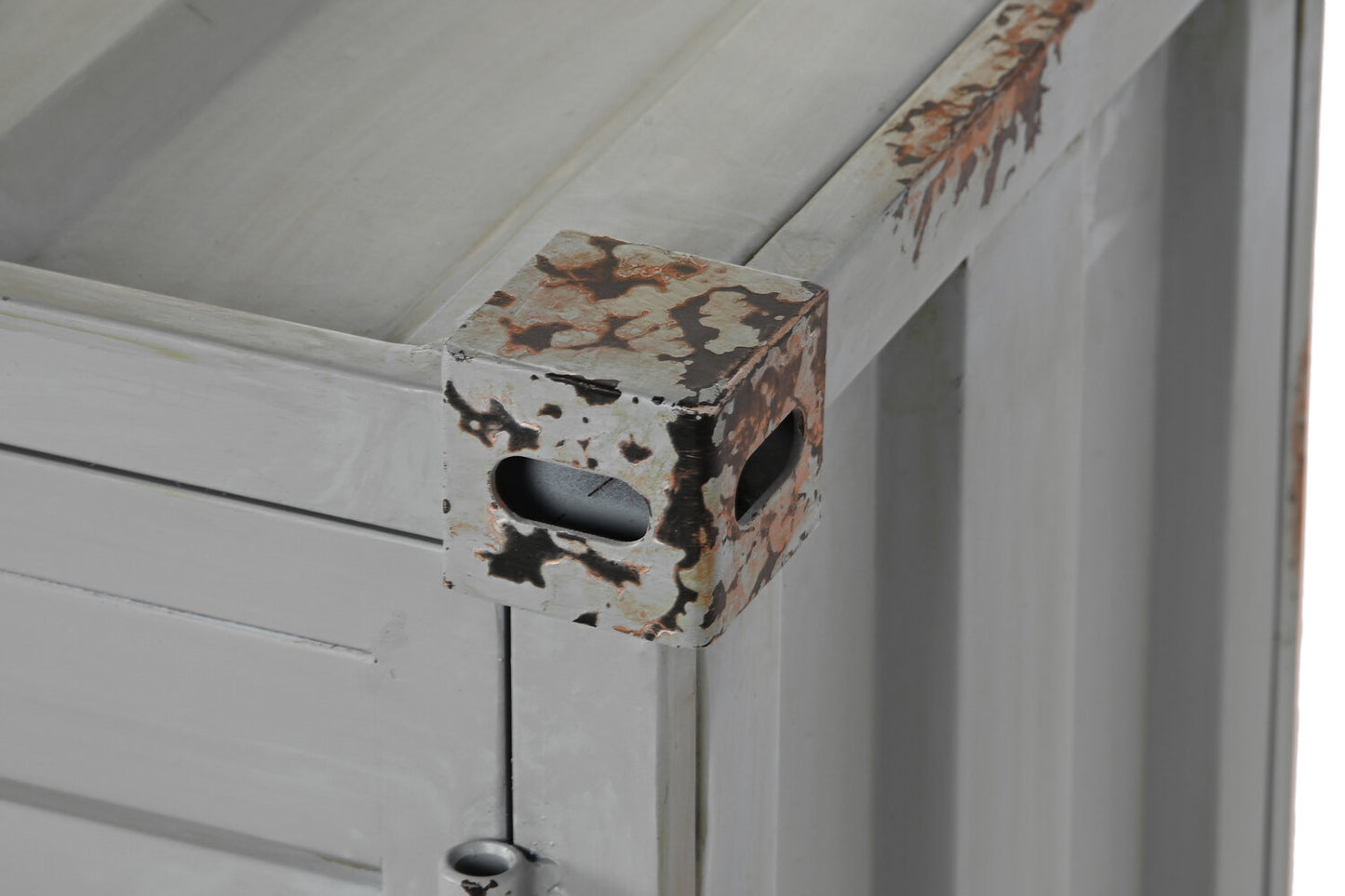 BOTELLERO METAL MDF 77X41X64 CONTAINER GRIS