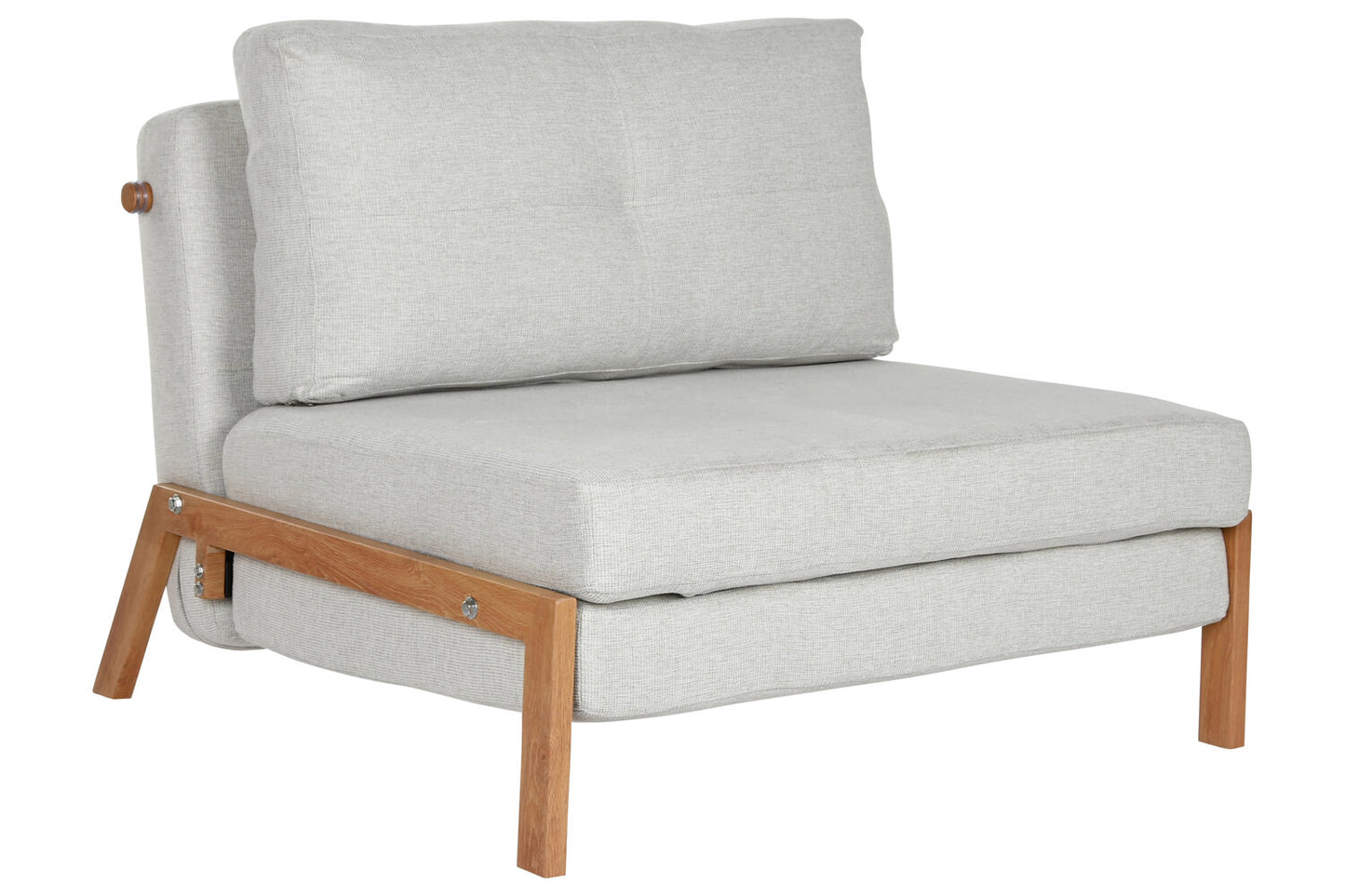 SOFA CAMA METAL POLIESTER 98X92X79 NATURAL