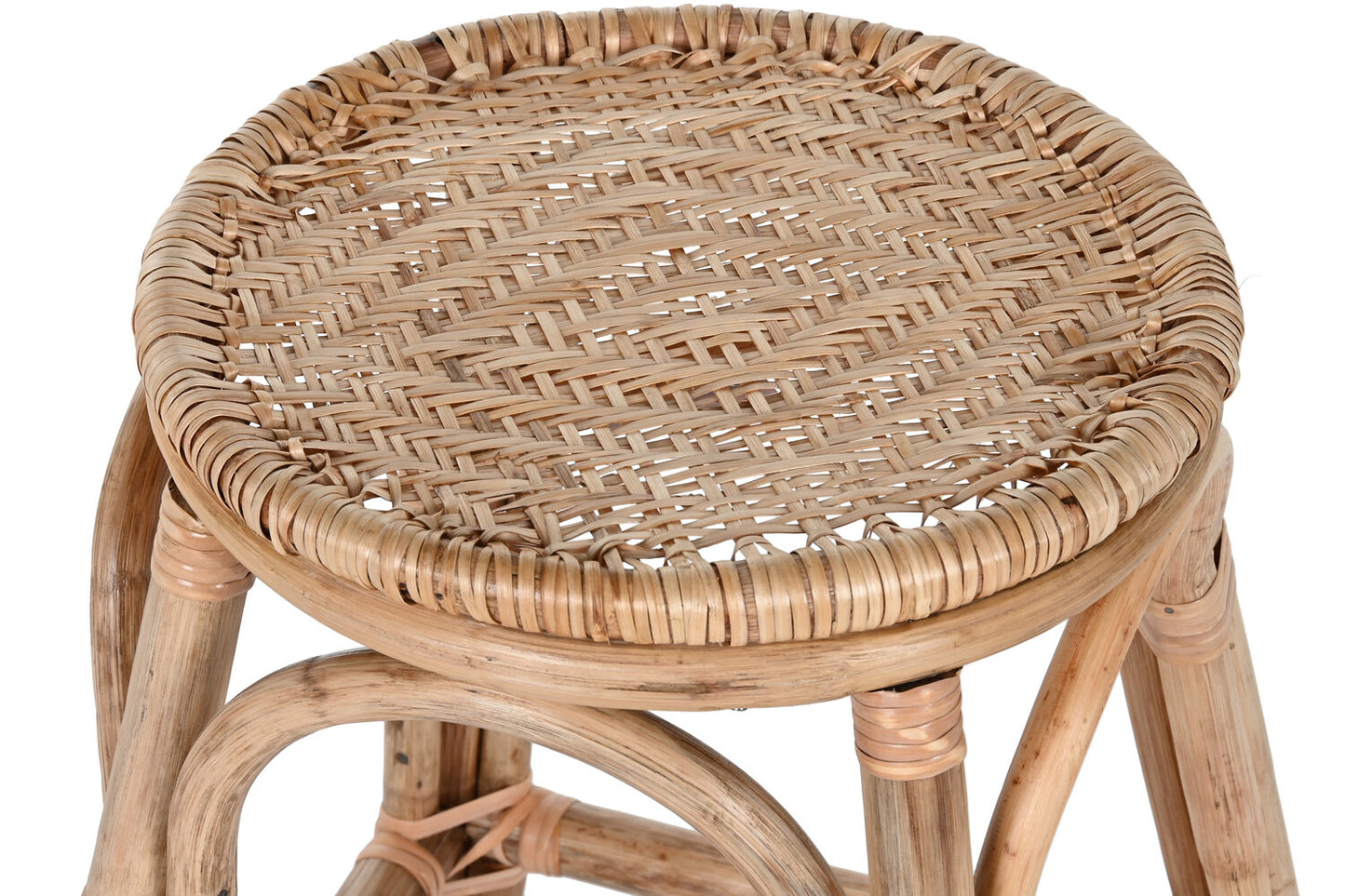 TABURETE MIMBRE RATAN 37X37X49:5 NATURAL