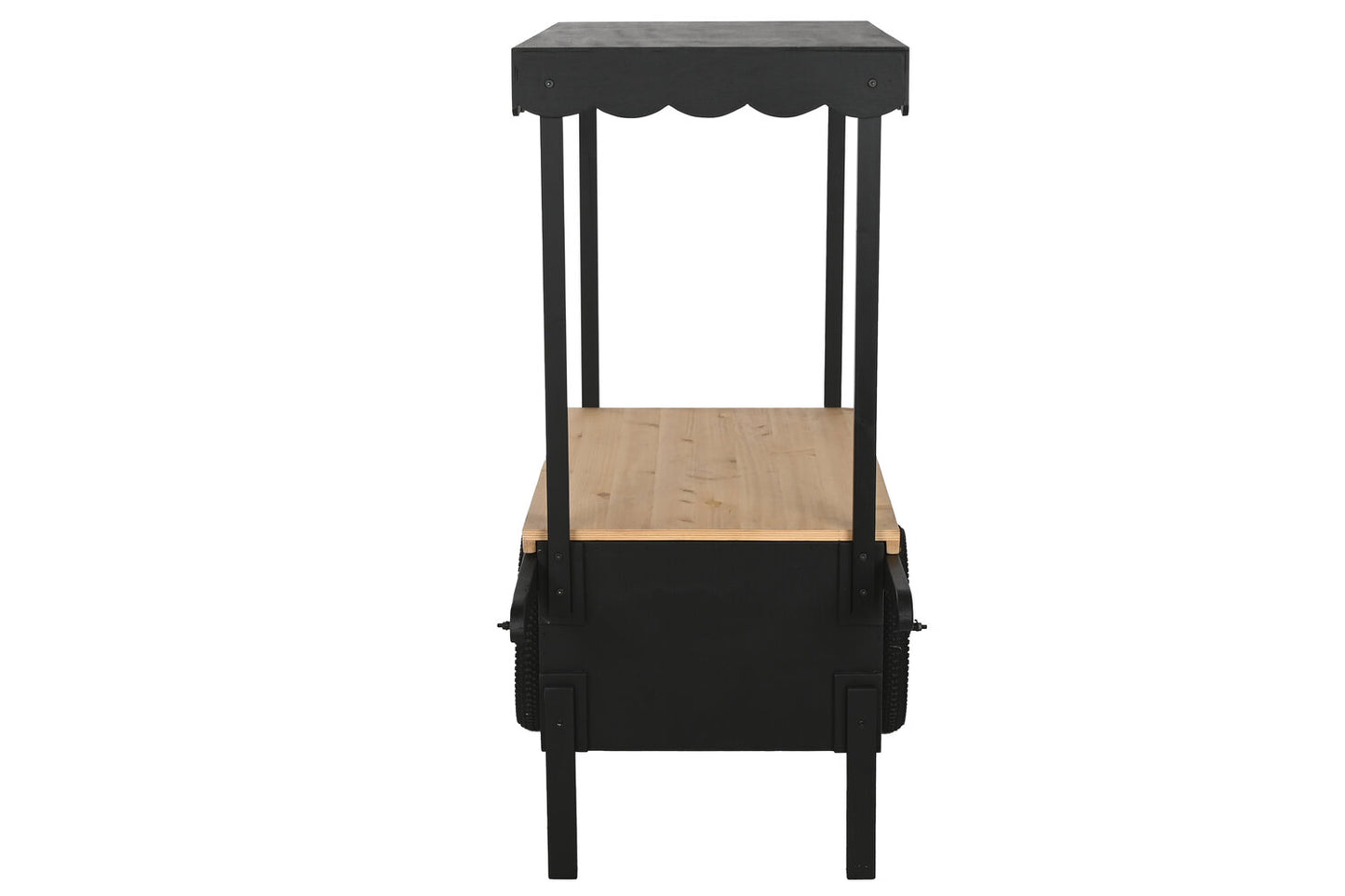 CARRO METAL MDF 106:5X51X114:5 NEGRO