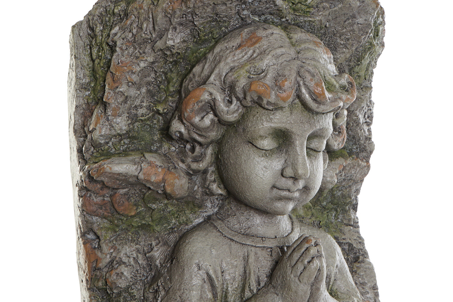 MACETERO FIBRA VIDRIO 29X22X74 ANGEL GRIS