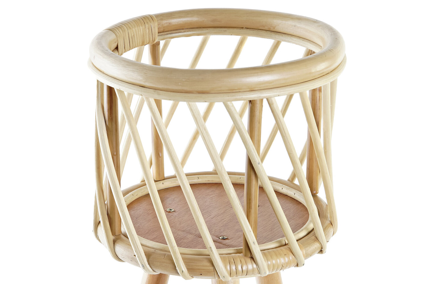 MACETERO BAMBU 23X20X70 NATURAL