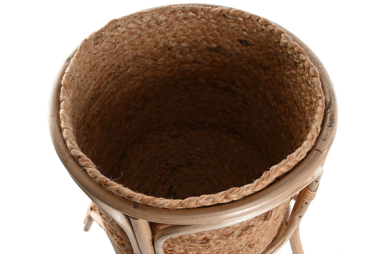 MACETERO SET 2 MIMBRE FIBRA 28X28X38 NATURAL