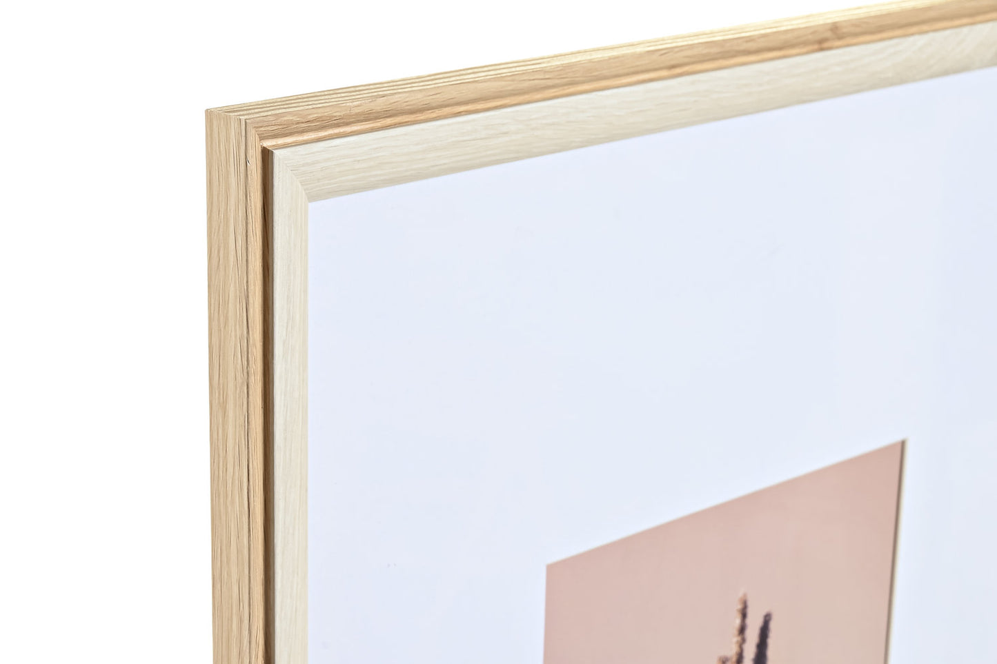 MARCO FOTO SET 5 MDF CRISTAL 32:5X1:5X45 NATURAL