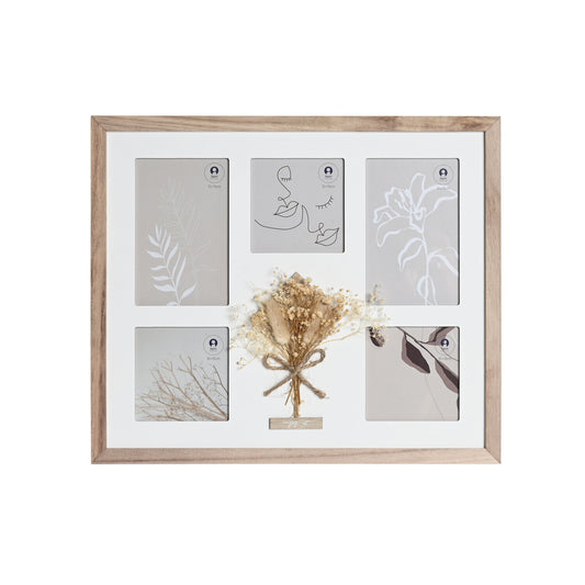 MARCO MULTIFOTO PAULOWNIA 39X1:2X33 5 FOTOS