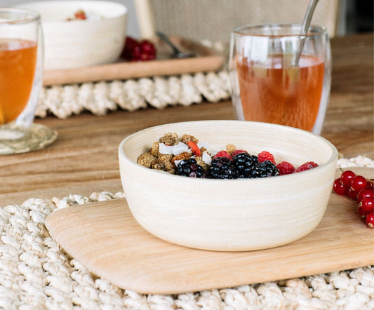 SET 4 BOLES BAMBÚ Ø15X6CM