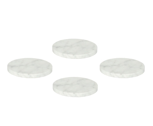 SET 4 POSAVASOS MÁRMOL Ø10 CM