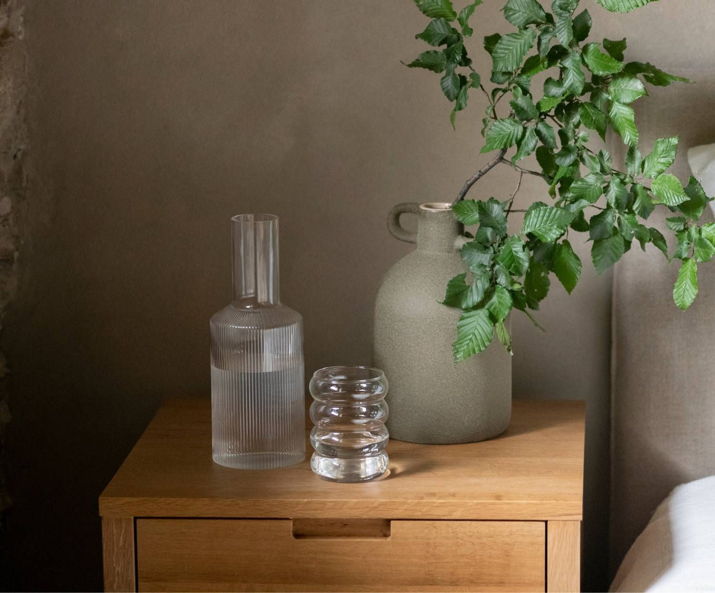 JARRA CRISTAL RIPPLE 1L Ø 9X24 CM