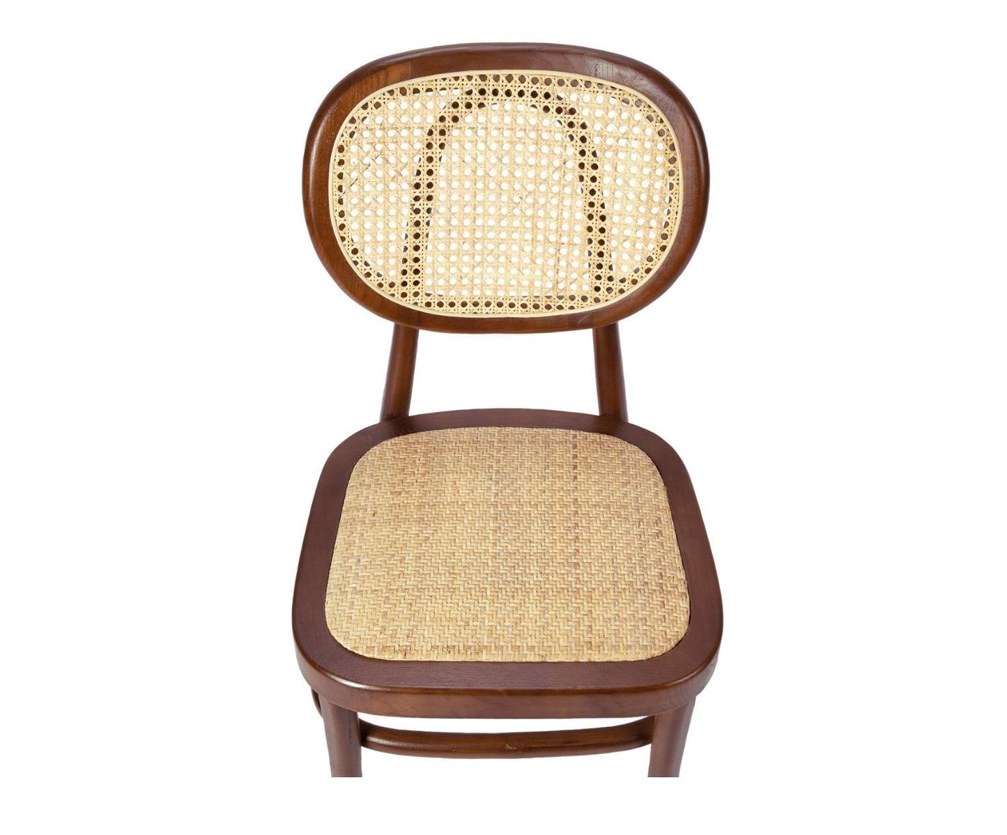 SILLA ELOISE OLMO OSCURO 45X40X85CM